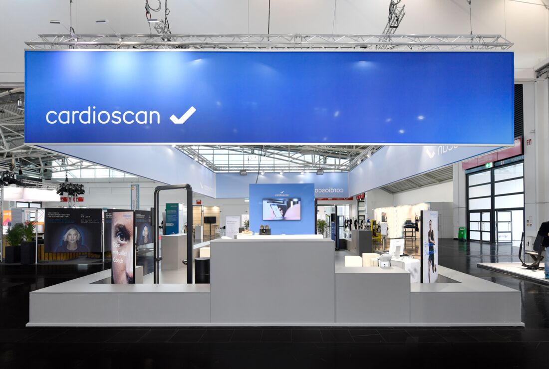 Messestand cardioscan GmbH