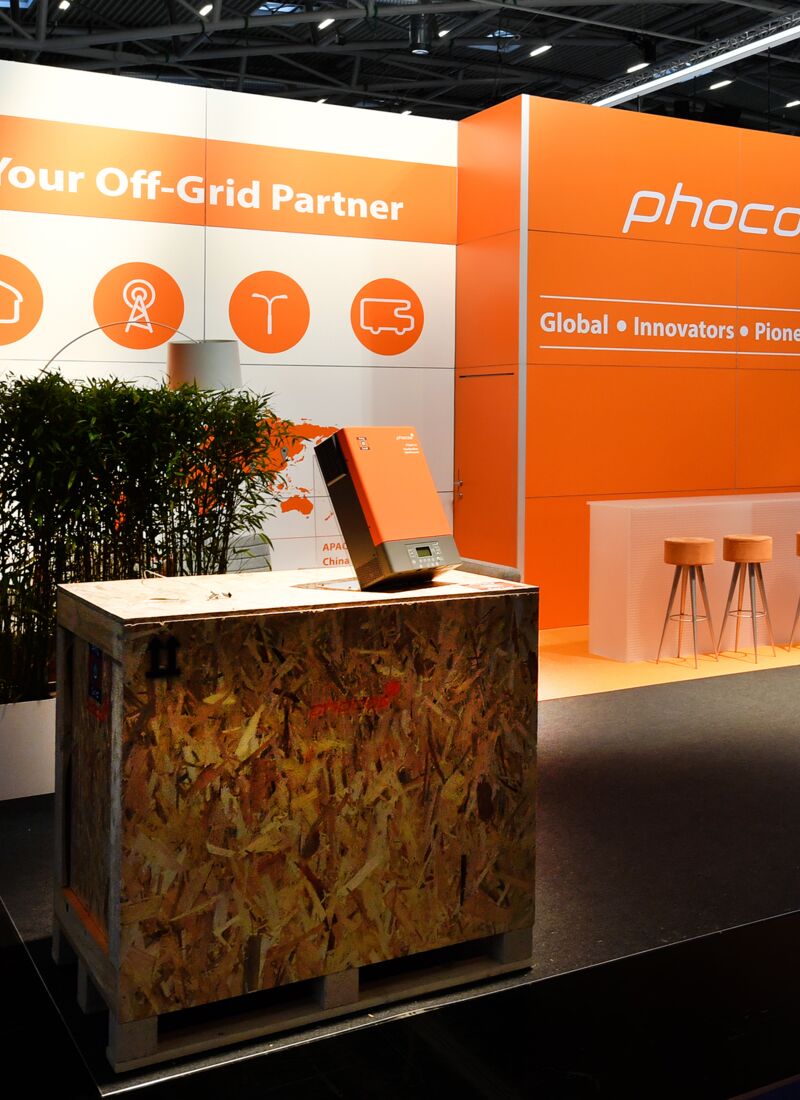 Messestand Phocos AG