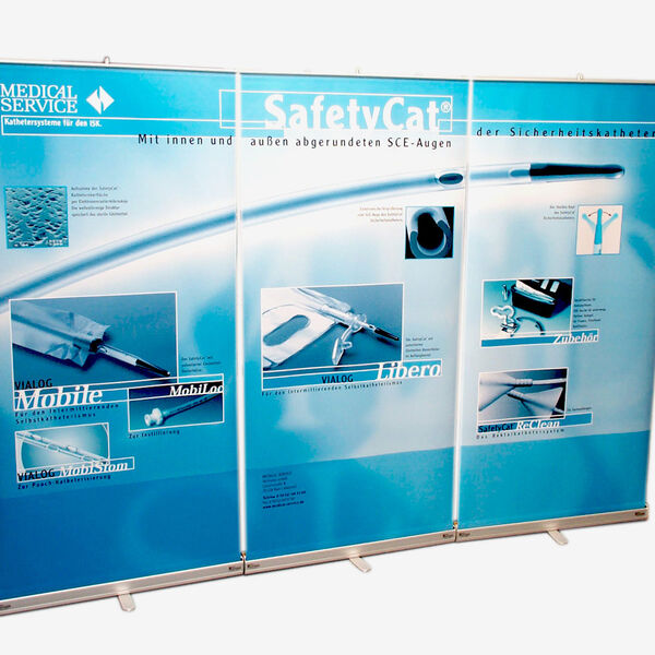 Banner Systems Messe Service Merkhoffer In Munich Germany Exhibition Booth Builder