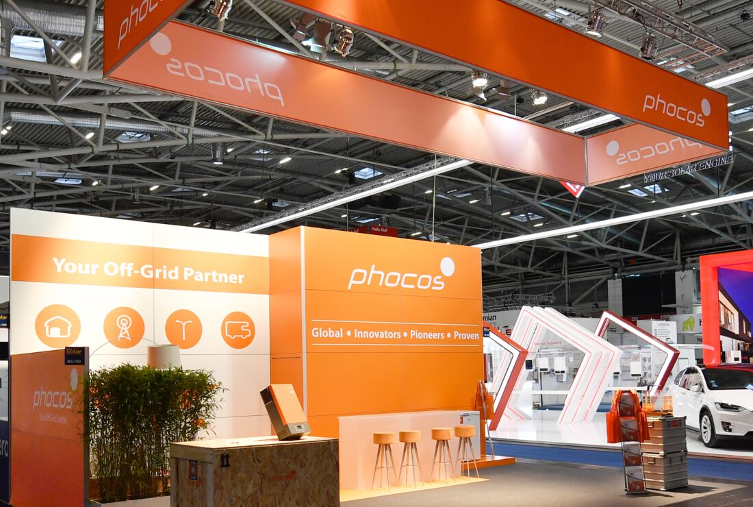 Messestand Phocos AG