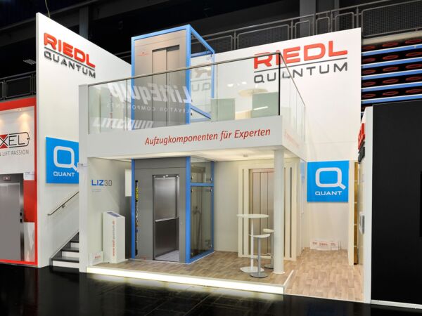Messestand Riedl Aufzugbau GmbH & Co.KG