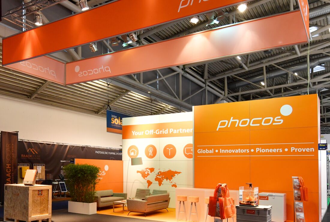 Messestand Phocos AG