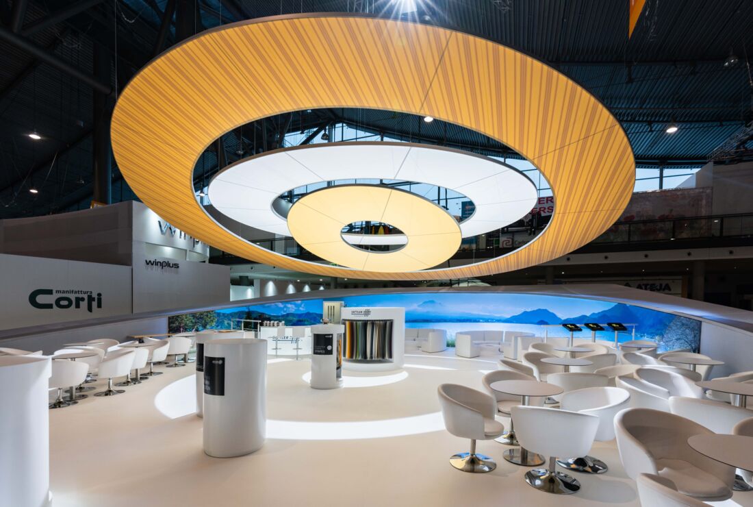 Messestand Sattler SUN-TEX GmbH