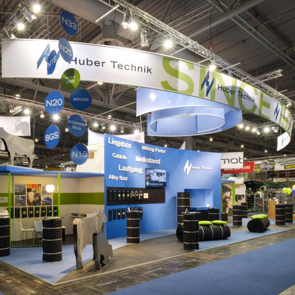 Messestand Huber Technik