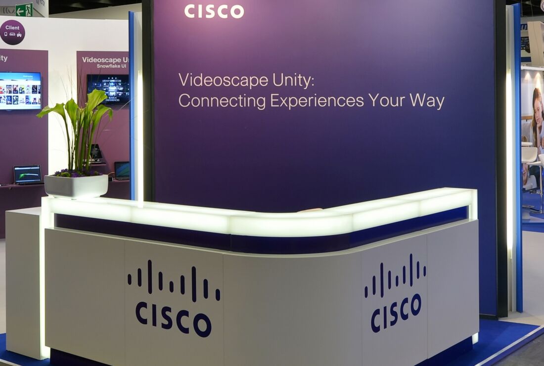 Messestand Cisco