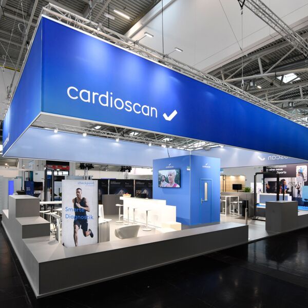 Messestand cardioscan GmbH