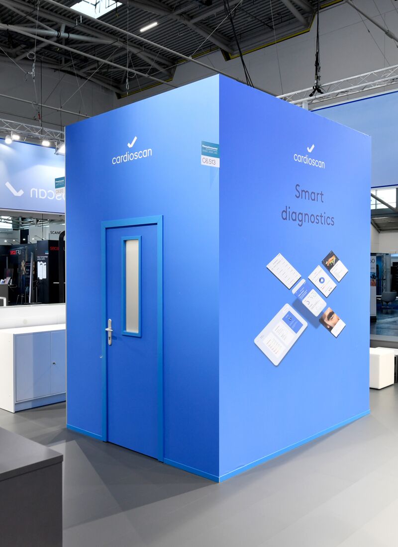 Messestand cardioscan GmbH