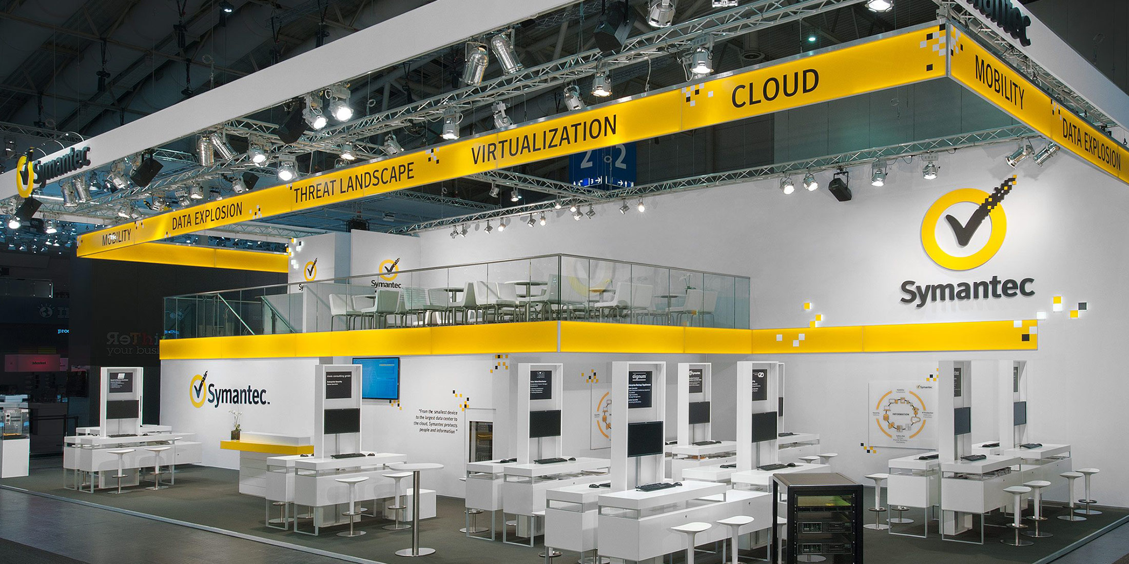 Messestand Symantec (Deutschland) GmbH