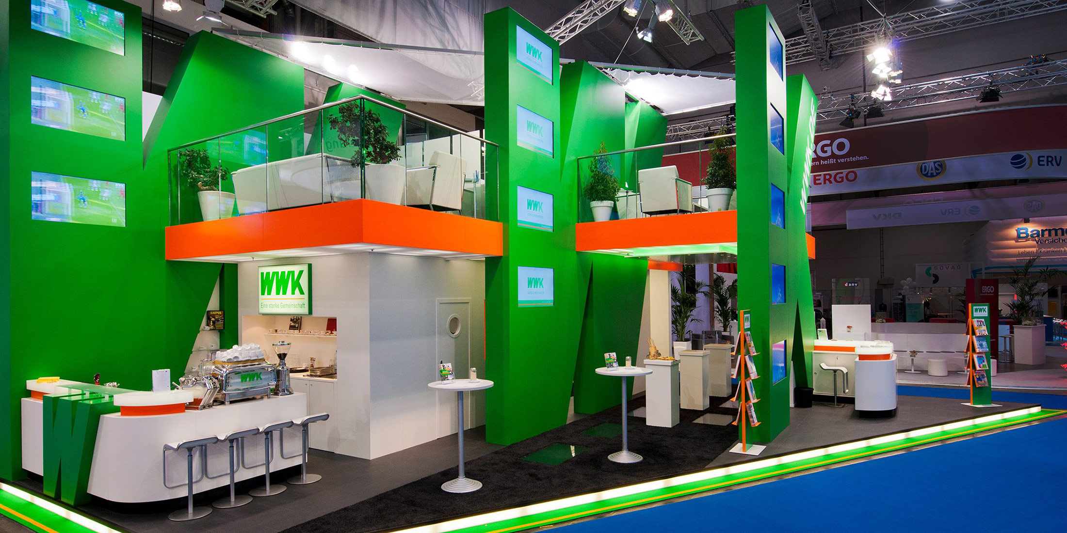 Messestand WWK Lebensversicherung a. G.
