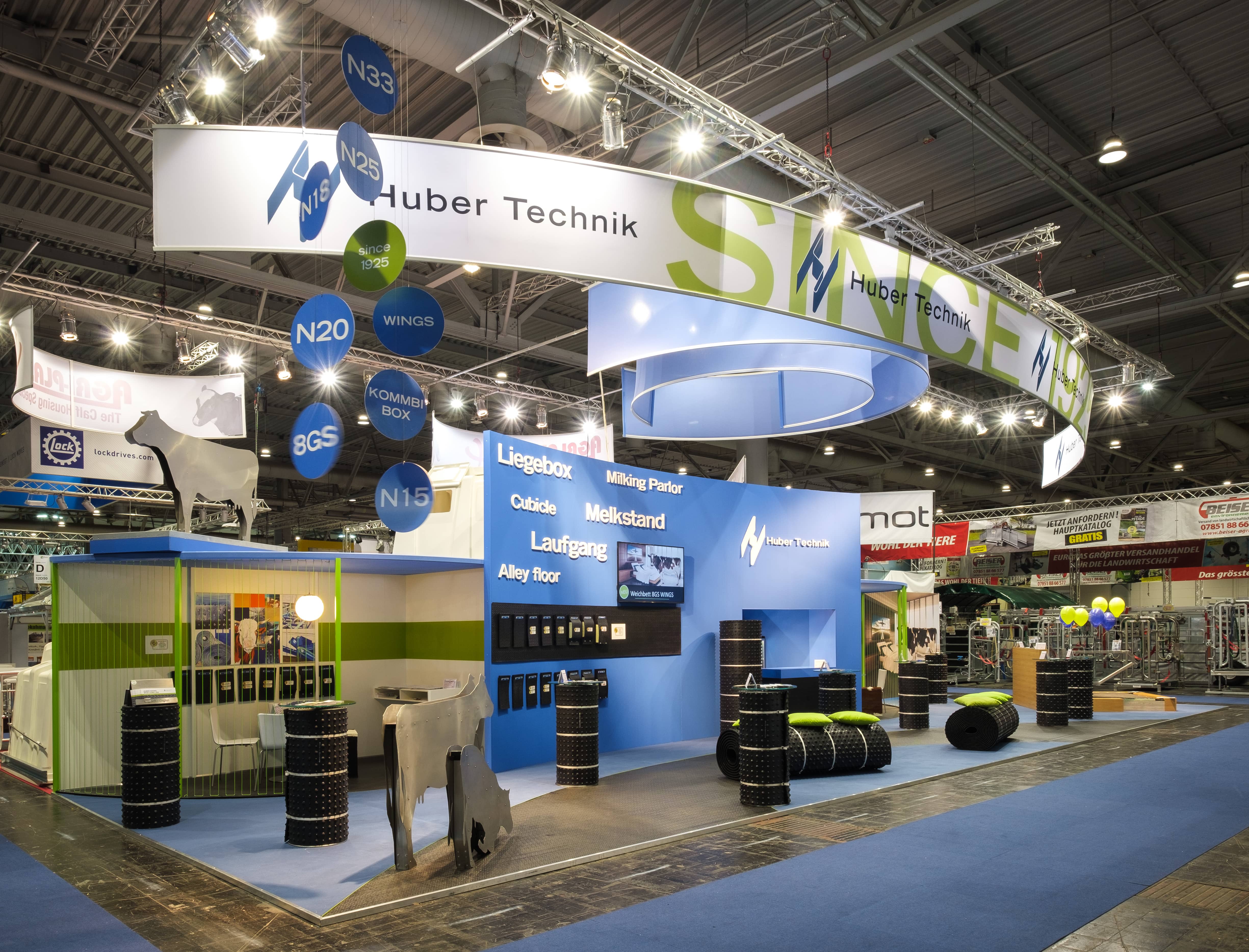 Messestand Huber Technik